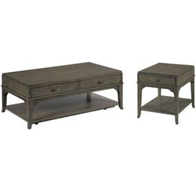 Nicolette Hamilton Charcoal Rectangular Occasional Table Set
