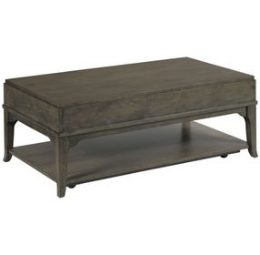 Nicolette Hamilton Charcoal Rectangular Coffee Table with Casters