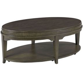 Nicolette Hamilton Charcoal Oval Occasional Table Set