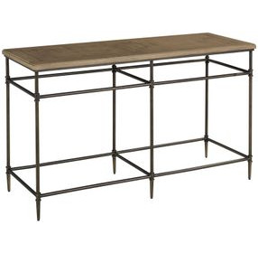 Crossroads-Hamilton Crossroad-Hamilton Light Stain Rectangular Console Table