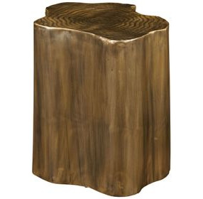 Hidden Treasures Brass Stump Side Table