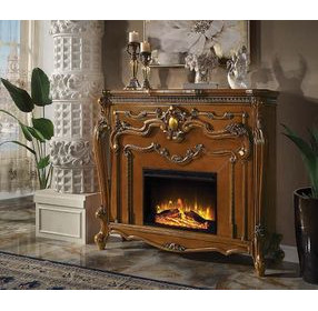 Picardy Honey Oak Rectangular Electric Fireplace