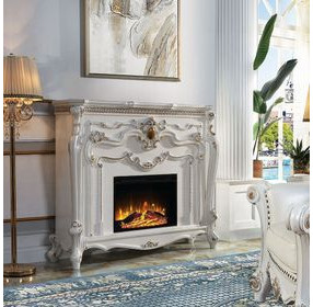 Picardy Antique Pearl Rectangular Electric Fireplace