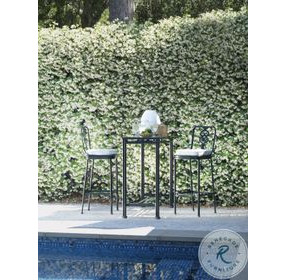 Augustine Litchfield Green Bar Stool