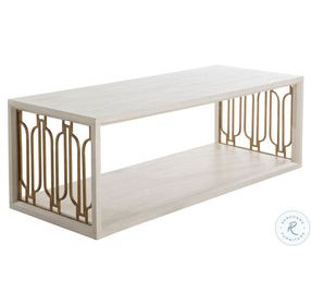 Ainsworth Cerused White Coffee Table