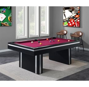 Remy Black and White Billiard Table