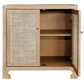 Alden Cerused Oak 2 Door Cabinet