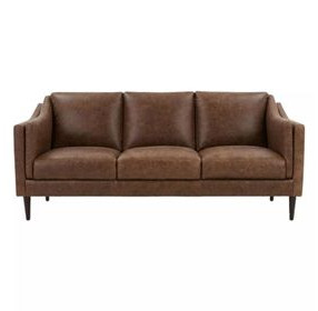 Brighton Bomber Tan Leather Living Room Set