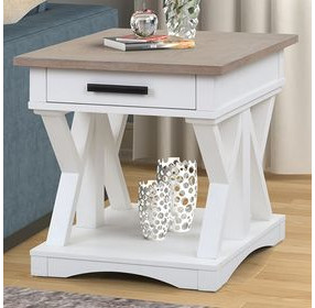 Americana Modern Cotton End Table