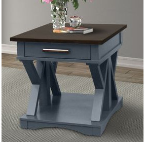 Americana Modern Denim End Table