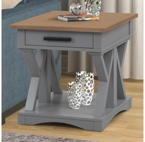 Americana Modern Dove End Table