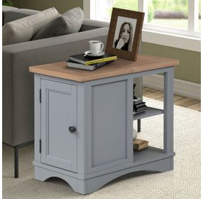 Americana Modern Dove Chairside End Table