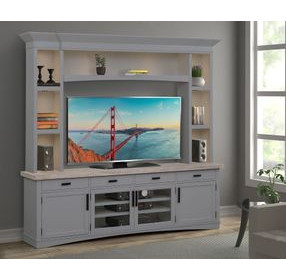Americana Modern Dove Entertainment Center