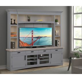 Americana Modern Dove Entertainment Wall