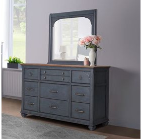 Americana Corduroy Blue Mirror