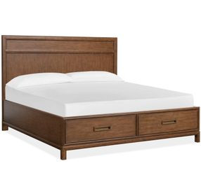 Ridgefield Russet California King Storage Panel Bed