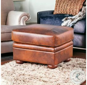 Ardentia Marco Leather Upholstered Rectangular Ottoman