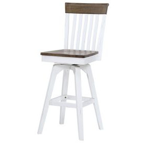 Ashford Brown Swivel Upholstered Barstool