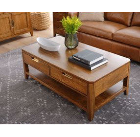 Aspire Profile Brown Rectangular Cocktail Table