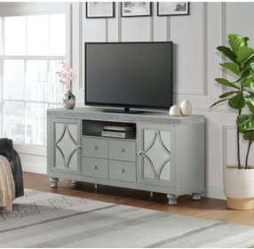 Lavigne Silver 70" TV Stand