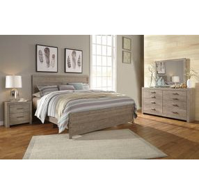 Culverbach Gray 6 Drawer Dresser and Rectangular Mirror