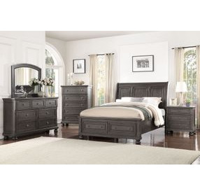 B01061 Gray Rectangular Dresser Mirror