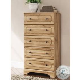Galletyn Warm Brown 5 Drawer Chest