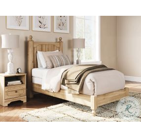 Galletyn Warm Brown Twin Panel Bed