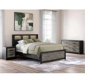 Ryderton Bookcase Storage Panel Bedroom Set