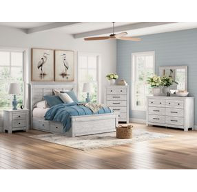 Allihauser Whitewash 5 Drawer Chest