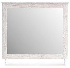 Allihauser Whitewash Rectangular Dresser Mirror