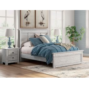 Allihauser Whitewash King Panel Bed