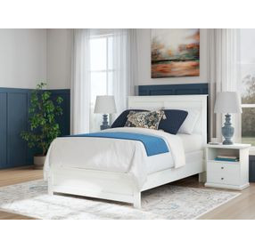 Bostwick Shoals White Full Panel Bed