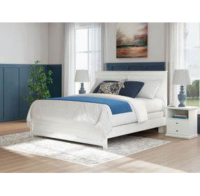 Bostwick Shoals White King Panel Bed