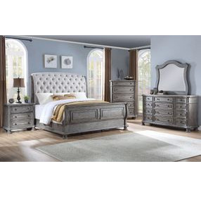 B01623 Gray 12 Drawer Dresser