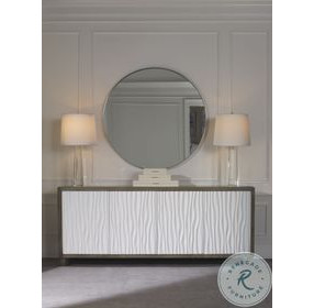Russo Greige And White Credenza