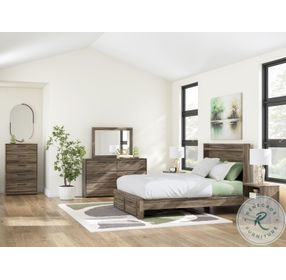 Jusika Brown Panel Storage Bedroom Set