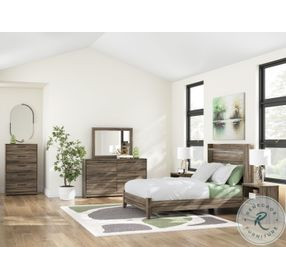 Jusika Brown Youth Panel Bedroom Set
