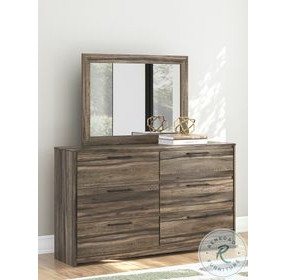 Jusika Brown Bedroom Mirror