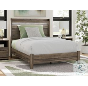 Jusika Brown Full Panel Bed