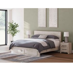 Lawroy Rustic White King Panel Headboard