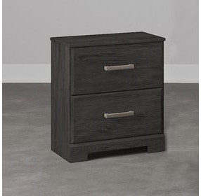 Belachime Black Nightstand