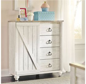 Willowton Whitewash Dressing Chest