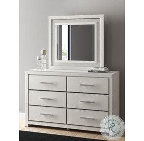 Ravalori White Dresser with Mirror