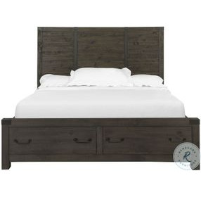 Talomo Weathered Charcoal Storage Panel Bedroom Set