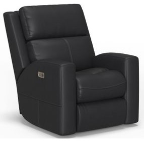 Score Steel Leather Zero Gravity Power Lift Recliner with Power Headrest and USB Charging