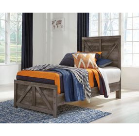 Wynnlow Gray Twin Panel Bed