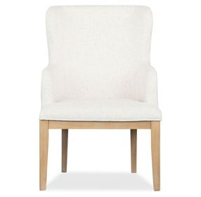 Somerset Beige Performance Fabric Arm Chair Set of 2