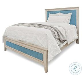 Blue Isles Ocean Blue and Aged Ivory Bedroom Set
