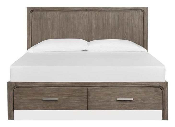 Ashford Lane Dark Umber California King Storage Panel Bed